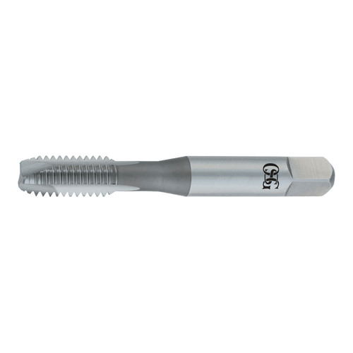 OSG 1983700 | M M20.00x2.50mm Thread Size x 16.56mm Shank x 31.00mm Length x 113.50mm OAL Plug (4P) Chamfer D7 3 Flute BRIGHT Coated HSS 142 Spiral Point Tap