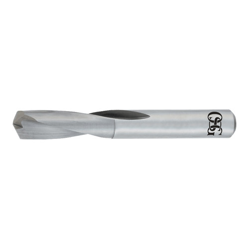 OSG 215-0980 | 2.49mm Diameter x 2.49mm Shank x 20.638" Flute Length x 46.04mm OAL x 15 Degree Helix Angle 2 Flute Bright Coated Carbide 215 Jobber Length Drill Bit