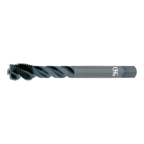 OSG 2292101 | HY-PRO TAP MF M12.00x1.25mm Thread Size x 9.32mm Shank x 14.00mm Length x 10.00mm OAL Modified Bottom (2.5P) Chamfer 3 Flute Steam Oxide Coated HSSE 229 Spiral Flute Tap