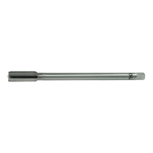 OSG 22945 | EXO M10 x 1.25mm Thread Size x 7.00mm Shank x 24.00mm Thread Length x 150.00mm OAL MF OH4 Bottom (1.5P) Chamfer Type 4 Flute Right Hand Bright Coated Carbide 356 Straight Flute Tap