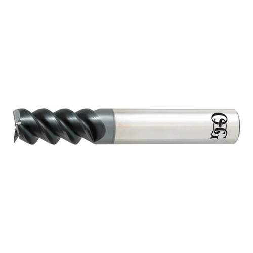 OSG HP460-4724 | HY-PRO CARB 12.00mm Diameter x 12.00mm Shank x 25.00mm LOC x 76.00mm OAL x 60 Degree Helix Angle 3 Flute TiAlN Coated Carbide HP460 Square End Mill