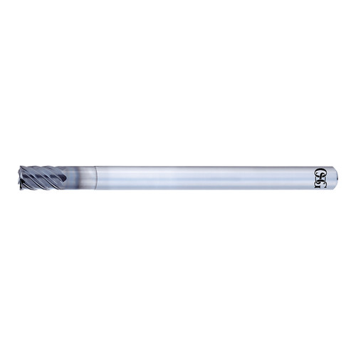 OSG 8549836 | A Brand 12.00mm Diameter x 12.00mm Shank x 18.00mm LOC x 11.00mm OAL x 43 Degree Helix Angle 6 Flute DUROREY Coated Carbide 8541 Square End Mill