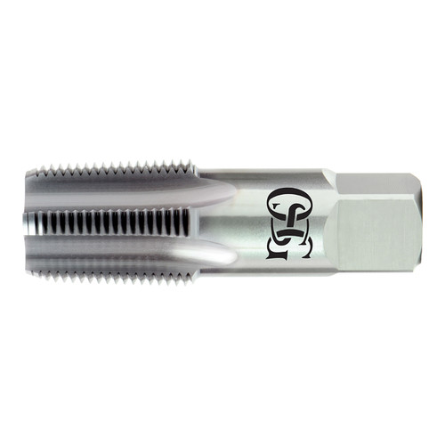 OSG 1200600200 | | NPTF 1/4" - 18 Thread Size x 0.563" Shank x 1.063" Length x 2.437" OAL 4 Flute BRIGHT Coated HSS 12006 Standard Pipe Tap