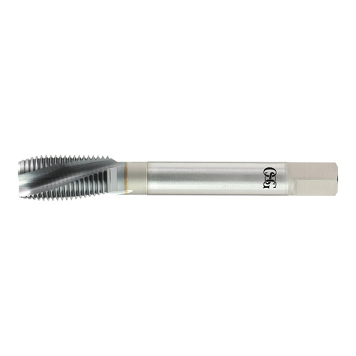 OSG 1306300208 | EXOPRO UNC #4 - 4 Thread Size x 0.141" Shank x 0.295" Length x 1.874" OAL Plug (4.5P) Chamfer H2 3 Flute V Coated VC-10 13063 Spiral Point Tap