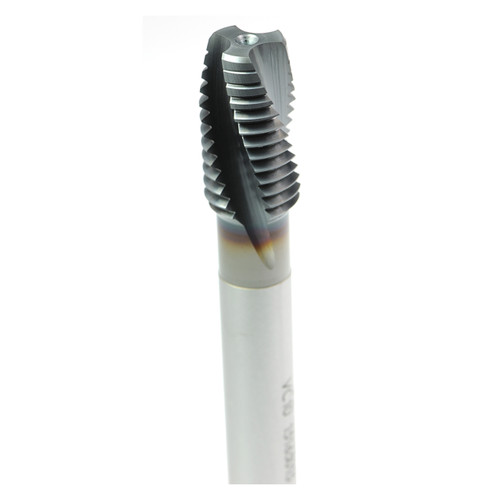 OSG 1316301308 | EXOPRO M M12.00x1.75mm Thread Size x 9.32mm Shank x 21.00mm Length x 85.70mm OAL Plug (4.5P) Chamfer D6 3 Flute V Coated VC-10 13163 Spiral Flute Tap