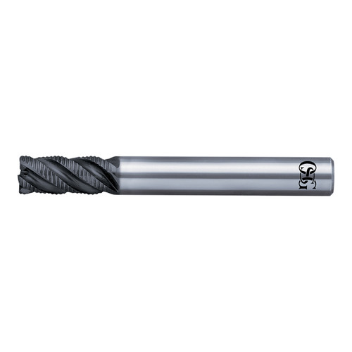 OSG 3017458 | EXOCARB 8.00mm Diameter x 8.00mm Shank x 19.00mm LOC x 8.00mm OAL x 40-42 Degree Helix Angle 4 Flute WXL Coated Carbide 3920 Corner Chamfer End Mill