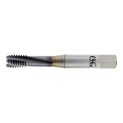 OSG 31540308 | EXOTAP UNC STI #6 - 32 Thread Size x 0.194" Shank x 0.870" Length x 2.451" OAL Modified Bottom (2.5P) Chamfer H3 3 Flute V Coated VC-10 315Ti Spiral Flute STI Tap