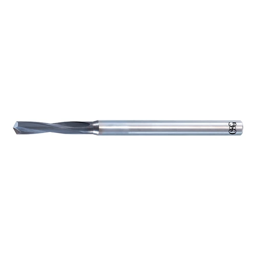 OSG 3318650 | EXOCARB 6.50mm Drill Size x 7.00mm Shank x 4.00mm Flute Length x 83.00mm OAL x 120 Degree Point Angle 2 Flute WXS Coated Carbide 5171 Jobber Length Drill Bit