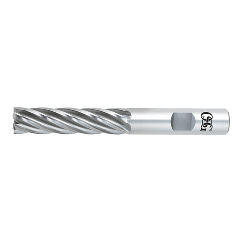 OSG 5460508 | 3/8" Diameter x 0.375" Shank x 1.500" LOC x 3.250" OAL x 30 Degree Helix Angle 4 Flute TiCN Coated HSS-CO 546 Square End Mill