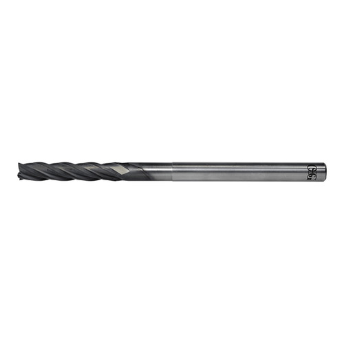 OSG 74410125 | EXOCARB 0.031" Diameter x 0.125" Shank x 0.156" LOC x 2.500" OAL x 30 Degree Helix Angle 4 Flute DG Coated Carbide 7441 Square End Mill