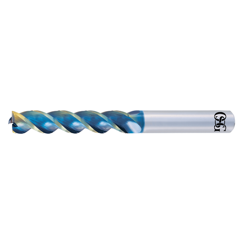 OSG 86301009 | A Brand 0.500" Diameter x 0.500" Shank x 1.500" LOC x 4.000" OAL x 41 Degree Helix Angle 3 Flute DLC Coated Carbide Square End Mill OSG 86301009 | A Brand 0.500" Diameter x 0.500" Shank x 1.500" LOC x 4.000" OAL x 41 Degree Helix Angle 3 Flute DLC Coated Carbide Square End Mill