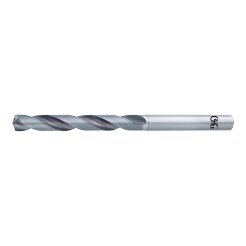 OSG 8667500 | A Brand 5.00mm Drill Size x 5.00mm Shank x 45.00mm Flute Length x 95.00mm OAL x 140 Degree Point Angle 2 Flute WXL Coated Carbide 5210 Jobber Length Drill Bit
