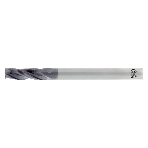OSG HP700-1910 | HY-PRO CARB 4.85mm Diameter x 4.85mm Shank x 38.10mm OAL x 150 Degree Point Angle 3 Flute TiAlN Coated Carbide Jobber Length Drill Bit