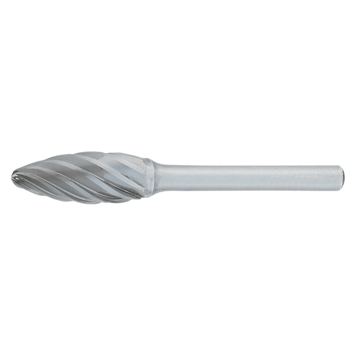 OSG 886-5000 | 0.250" Shank x 2.625" OAL Bright Coated Carbide Ball Nose Tree Shape Burr OSG 886-5000 | 0.250" Shank x 2.625" OAL Bright Coated Carbide Ball Nose Tree Shape Burr