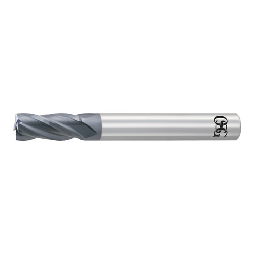 OSG 36041711 | EXOCARB 1" Diameter x 1.000" Shank x 1.500" LOC x 4.000" OAL x 30 Degree Helix Angle 4 Flute WXL Coated Carbide 3604 Square End Mill