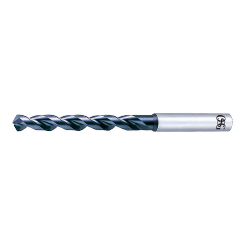 OSG 8593040 | V-SERIES 4.00mm Drill Size x 4.00mm Shank x 43.00mm Flute Length x 75.00mm OAL x 120 Degree Point Angle 2 Flute V Coated XPM 2000 Jobber Length Drill Bit