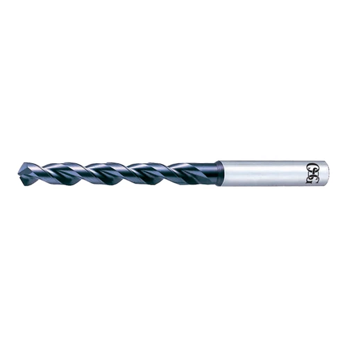 OSG 8593044 | V-SERIES 4.40mm Drill Size x 6.00mm Shank x 47.00mm Flute Length x 91.00mm OAL x 120 Degree Point Angle 2 Flute V Coated XPM 2000 Jobber Length Drill Bit
