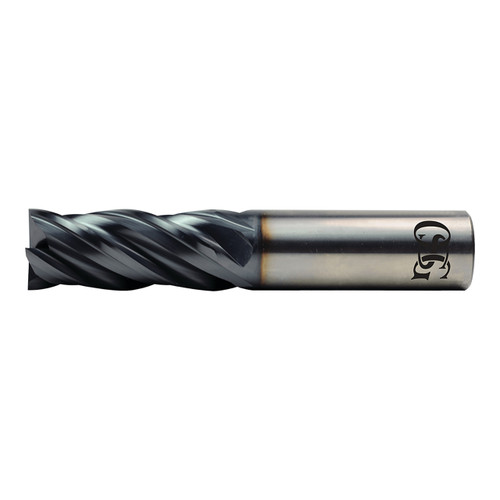 OSG ?VG441-6251 | HY-PRO CARB 0.625" Diameter x 0.625" Shank x 1.250" LOC x 3.500" OAL x 35 Degree Helix Angle 4 Flute TiAlN Coated Carbide VG441 Square End Mill