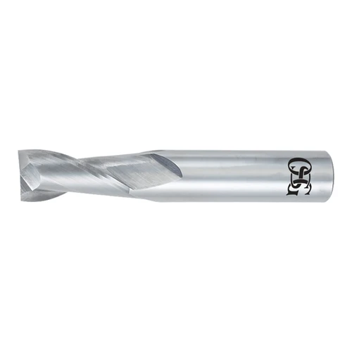 OSG 402-375008 | 0.375" Diameter x 0.375" Shank x 1.000" LOC x 2.500" OAL x 30 Degree Helix Angle 2 Flute TiCN Coated Carbide 402 Square End Mill