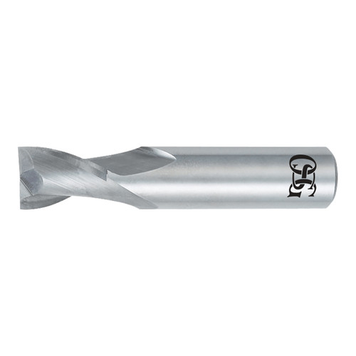 OSG 412-187511 | 0.188" Diameter x 0.188" Shank x 0.375" LOC x 2.000" OAL x 30 Degree Helix Angle 2 Flute TiAlN Coated Carbide 412 Square End Mill