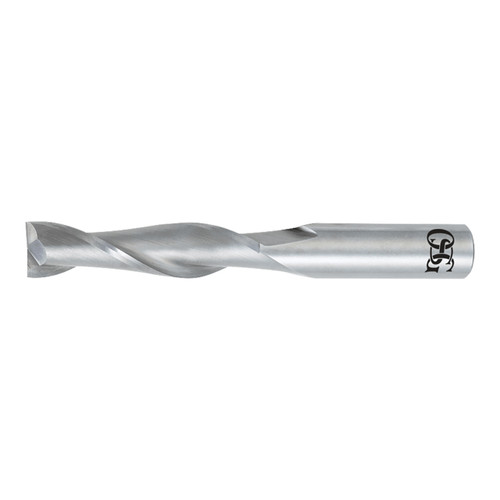 OSG 462-1968 | 5.00mm Diameter x 5.00mm Shank x 25.00mm LOC x 64.00mm OAL x 30 Degree Helix Angle 2 Flute Bright Coated Carbide 462 Square End Mill