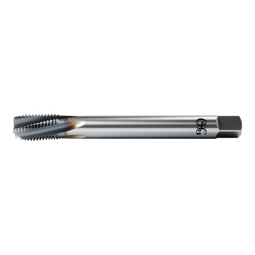 OSG 1311800808 | HY-PRO TAP M M30.00x3.50mm Thread Size x 25.93mm Shank x 42.00mm Length x 18.00mm OAL Plug (5P) Chamfer D10 5 Flute V Coated HSSE 13118 Spiral Flute Tap
