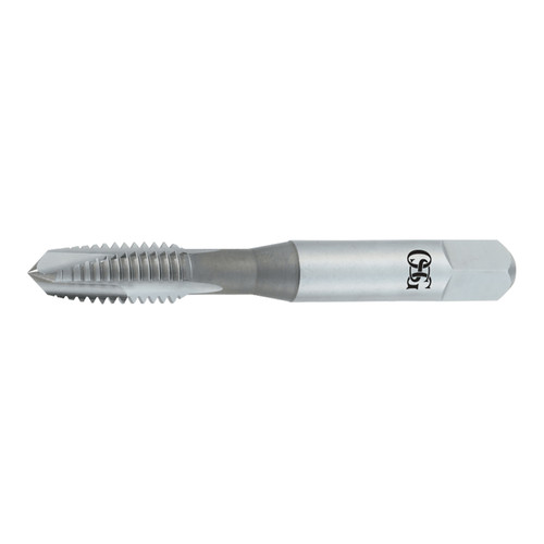 OSG 2888001 | HY-PRO TAP M M3.00x0.50mm Thread Size x 3.58mm Shank x 8.30mm Length x 49.20mm OAL Plug (5P) Chamfer 2 Flute Steam Oxide Coated HSS 288 Spiral Point Tap