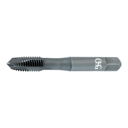 OSG 2894801 | HY-PRO TAP M M27.00x3.00mm Thread Size x 22.76mm Shank x 36.00mm Length x 130.20mm OAL Plug (4P) Chamfer D8 4 Flute Steam Oxide Coated HSSE 289 Spiral Point Tap