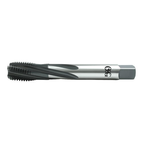 OSG 1311600101 | HY-PRO TAP M M20.00x2.50mm Thread Size x 16.56mm Shank x 2.00mm Length x 14.00mm OAL Modified Bottom (2.5P) Chamfer D8 4 Flute Steam Oxide Coated HSSE 13116 Spiral Flute Tap
