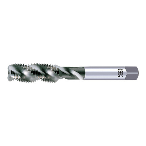 OSG 8017500 | 7/16" - 20 Thread Size x 0.367" Shank x 0.712" Thread Length x 3.374" OAL UNF STI H4 Bottom (1.5P) Chamfer Type 3 Flute Right Hand Bright Coated HSS S108 Spiral Flute STI Tap
