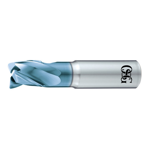 OSG 8533254 | EXOCARB 16.00mm Diameter x 16.00mm Shank x 24.00mm LOC x 10.00mm OAL x 1.00mm Radius x 30 Degree Helix Angle 3 Flute DLC Coated Carbide 2973 Corner Radius End Mill