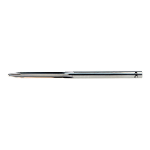 OSG 257-1900 | 0.190" Diameter x 4.82mm Shank x 47.30mm LOC x 101.60mm OAL 4 Flute BRIGHT Coated Carbide 257 Chucking Reamer
