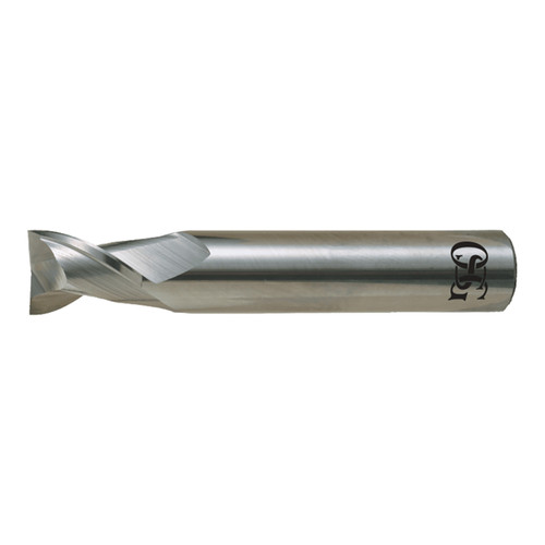 OSG 8502015 | EXOCARB 1.50mm Diameter x 4.00mm Shank x 4.00mm LOC x 4.00mm OAL x 30 Degree Helix Angle 2 Flute BRIGHT Coated Carbide 8120 Square End Mill