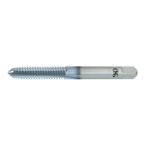OSG 1973401 | MF M8.00x1.00mm Thread Size x 8.08mm Shank x 18.80mm Length x 69.10mm OAL Plug (4P) Chamfer D5 4 Flute Steam Oxide Coated HSS 141 Straight Flute Tap