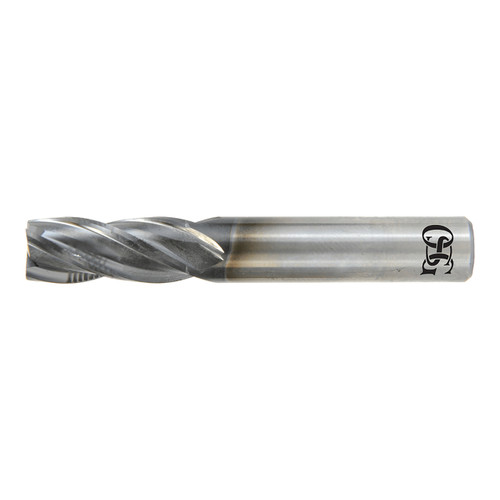 OSG 70401116 | EXOCARB 0.250" Diameter x 0.250" Shank x 0.750" LOC x 2.500" OAL x 30 Degree Helix Angle 4 Flute DIAMOND Coated Carbide 7040 Square End Mill