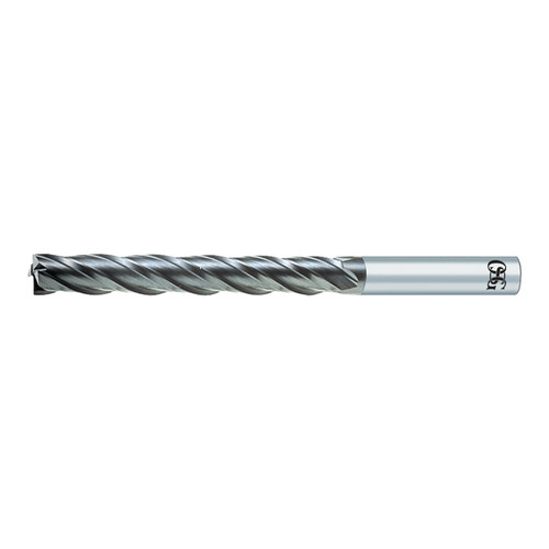 OSG 70411616 | EXOCARB 1/2" Diameter x 0.500" Shank x 2.000" LOC x 5.000" OAL x 30 Degree Helix Angle 4 Flute DIAMOND Coated Carbide 7041 Square End Mill