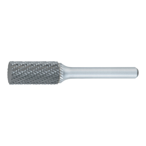 OSG 801-7500 | 3/4" Diameter x 0.250" Shank x 0.750" LOC x 2.500" OAL Bright Coated Carbide 801 Cylindrical Shape Burr
