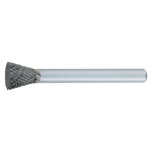 OSG 861-5000 | 1/2" Diameter x 0.250" Shank x 1.000" LOC x 7.000" OAL Bright Coated Carbide Cylindrical Shape Burr