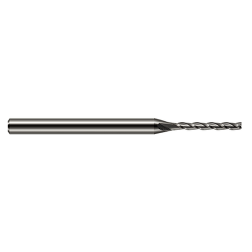 Harvey Tool 826999 | 0.102" Diameter x 0.125" Shank x 0.816" LOC x 2.500" OAL 4 Flute Uncoated Carbide Square End Mill
