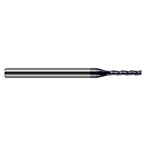 Harvey Tool 834299-C3 | 2.60mm Diameter x 1/8" Shank x 0.510" LOC x 2.500" OAL 4 Flute AlTiN Coated Carbide Square End Mill