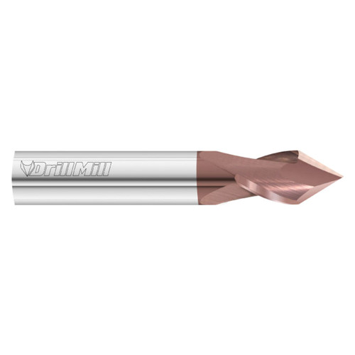 Fullerton Tool 12600 | 1/32" Diameter x 1/8" Shank x 1-1/2" OAL 2 Flute FC20 Coated Drill Mill