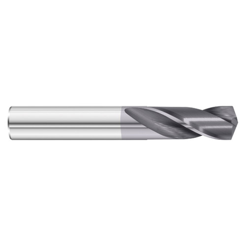 Fullerton Tool 13266 | 0.170" Diameter x 0.170" Shank x 2.500" OAL 2 Flute FC7 Coated Screw Machine Length Drill Bit
