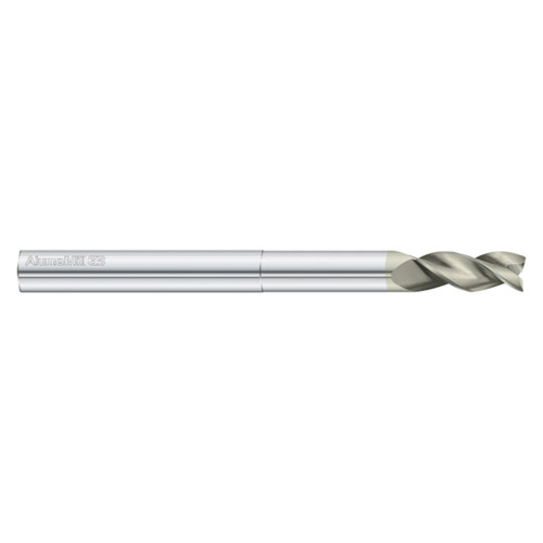Fullerton Tool 27392 | 0.394" Diameter x 0.394" Shank x 3.937" OAL x 0.059" Radius 3 Flute FC5 Coated Corner Radius End Mill