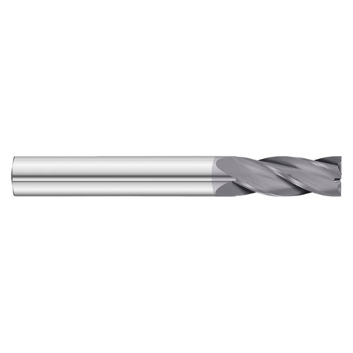 Fullerton Tool 30024 | 3/4" Diameter x 3/4" Shank x 5" OAL 4 Flute TiAlN Coated Corner Radius End Mill