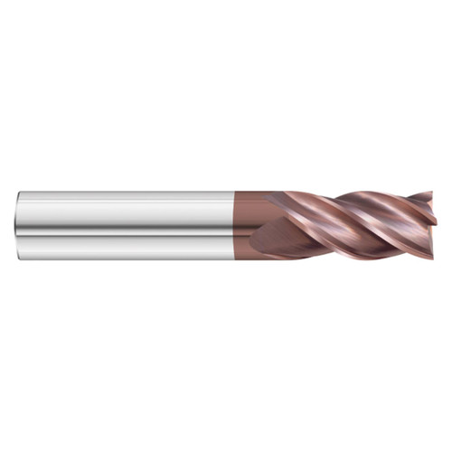 Fullerton Tool 33510 | 5/16" Diameter x 5/16" Shank x 2-1/2" OAL 4 Flute FC20 Coated Square End Mill
