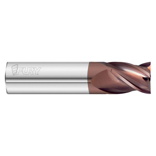 Fullerton Tool 35205 | 5/8" Diameter x 5/8" Shank x 3" OAL 4 Flute FC20 Coated Square End Mill