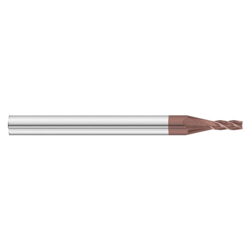 Fullerton Tool 35927 | 1/8" Diameter x 1/8" Shank x 1-1/2" OAL 4 Flute FC20 Coated Square End Mill