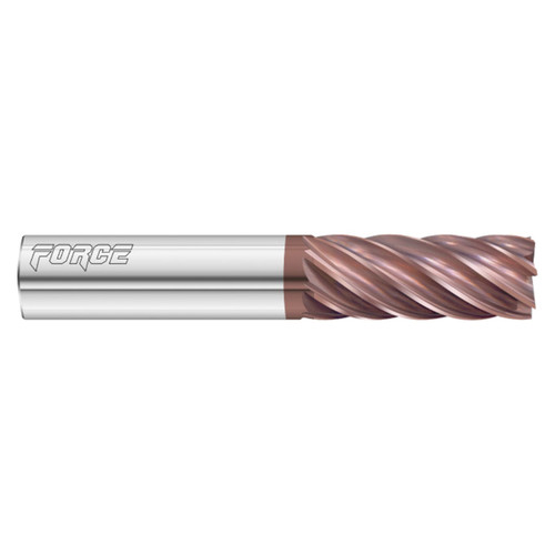 Fullerton Tool 36290 | 0.315" Diameter x 0.315" Shank x 2.992" OAL 7 Flute FC20 Coated Square End Mill