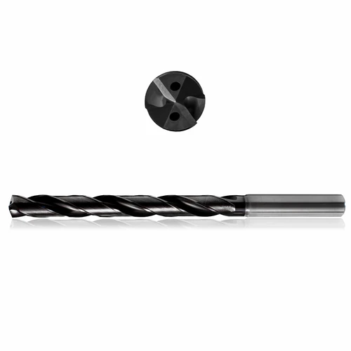 Precision Cutting Tools 9544723 | 10.00mm Size x 0.39mm Diameter x 10.00mm Shank x 61.00mm Flute Length x 103.00mm OAL x 140 Degree Point Angle 2 Flute Varianta Supral Coated Carbide Coolant Fed Drill