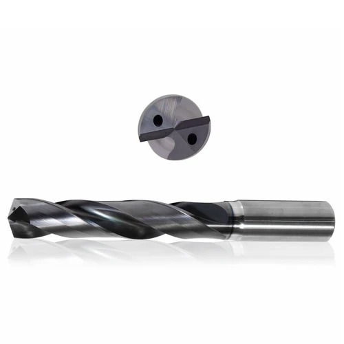 Precision Cutting Tools 9565720 | 4.30mm Size x 0.17mm Diameter x 6.00mm Shank x 36.00mm Flute Length x 74.00mm OAL x 150 Degree Point Angle 2 Flute Varianta Supral Coated Carbide Coolant Fed Drill